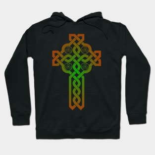 Celtic Cross With Triskeles Hoodie